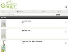 Tablet Screenshot of mountaingreen.biz